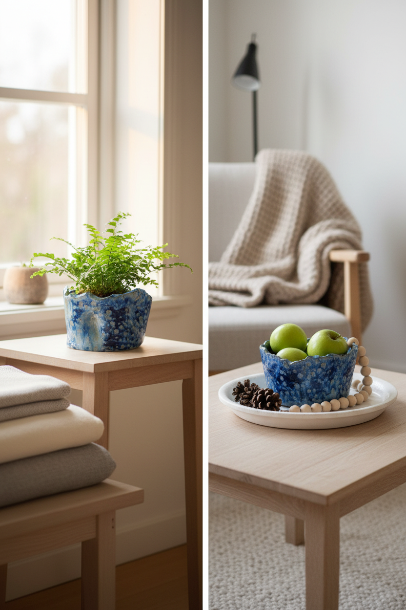 Rustik skål eller urtepotte