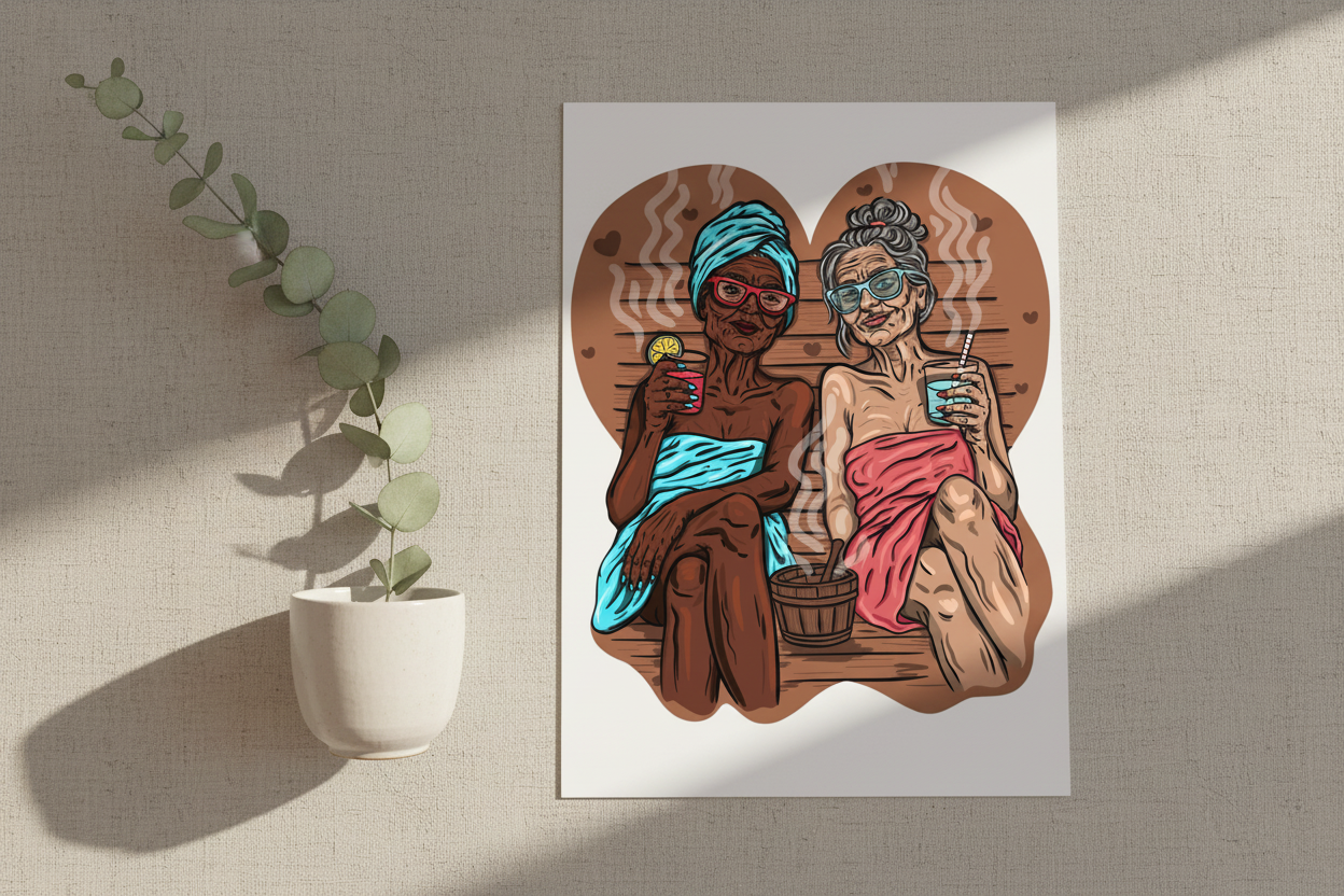Kunstprint - Spa Day | A5