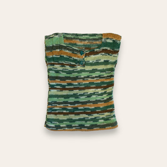 Strikket vest - børn (str 5-6år) HG Design