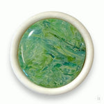 Indlæs billede til gallerivisning Inlay statement studs - green circles #275 Handmade Hygge
