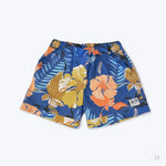 Indlæs billede til gallerivisning Børne shorts str 116 - Hawaii blomster HG Design
