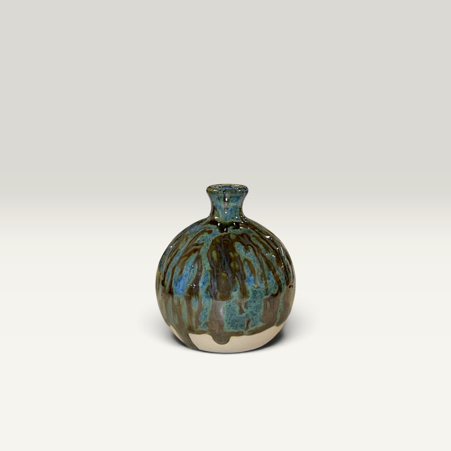 Håndlavet boble vase i keramik – 7 cm | Famalut