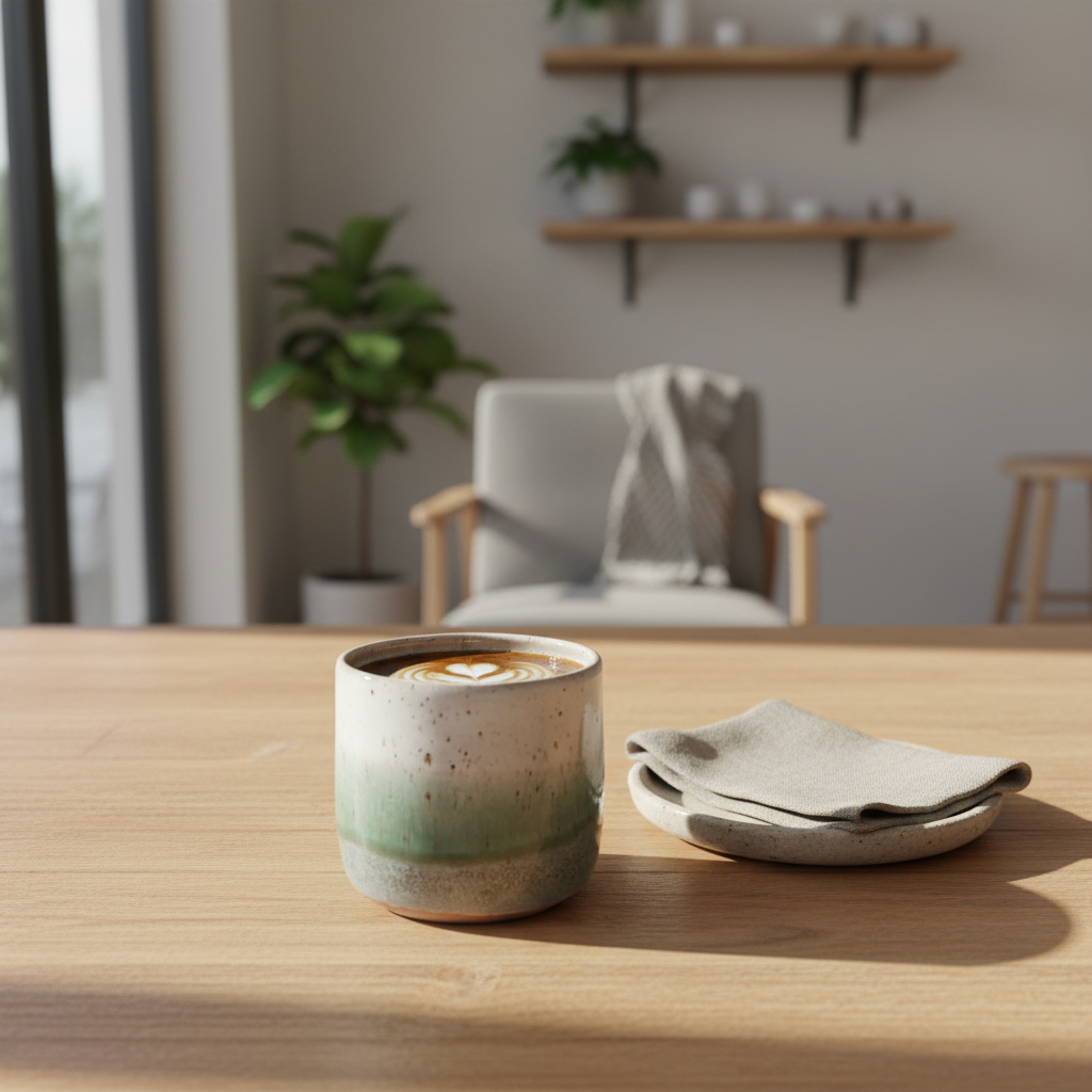 Americano krus uden hank – Grågrøn | Clay by Hornstrup