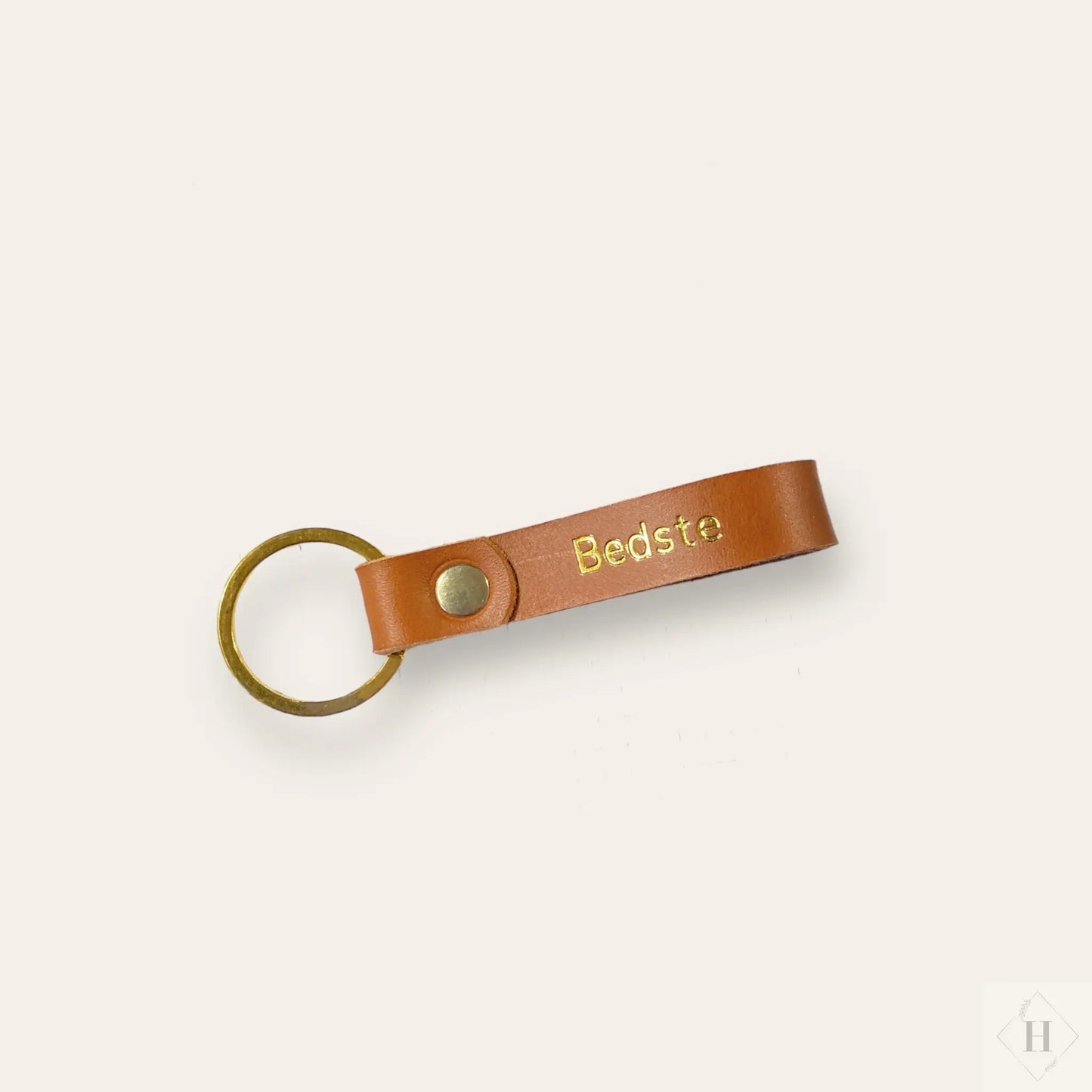 Nøglering i læder - Bedste (flere varianter) Unika Nord