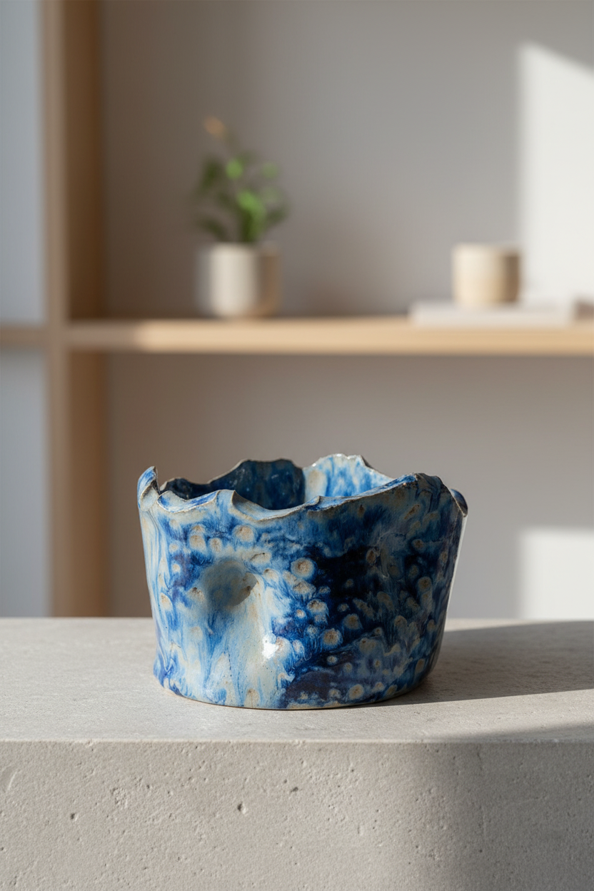 Rustik skål eller urtepotte