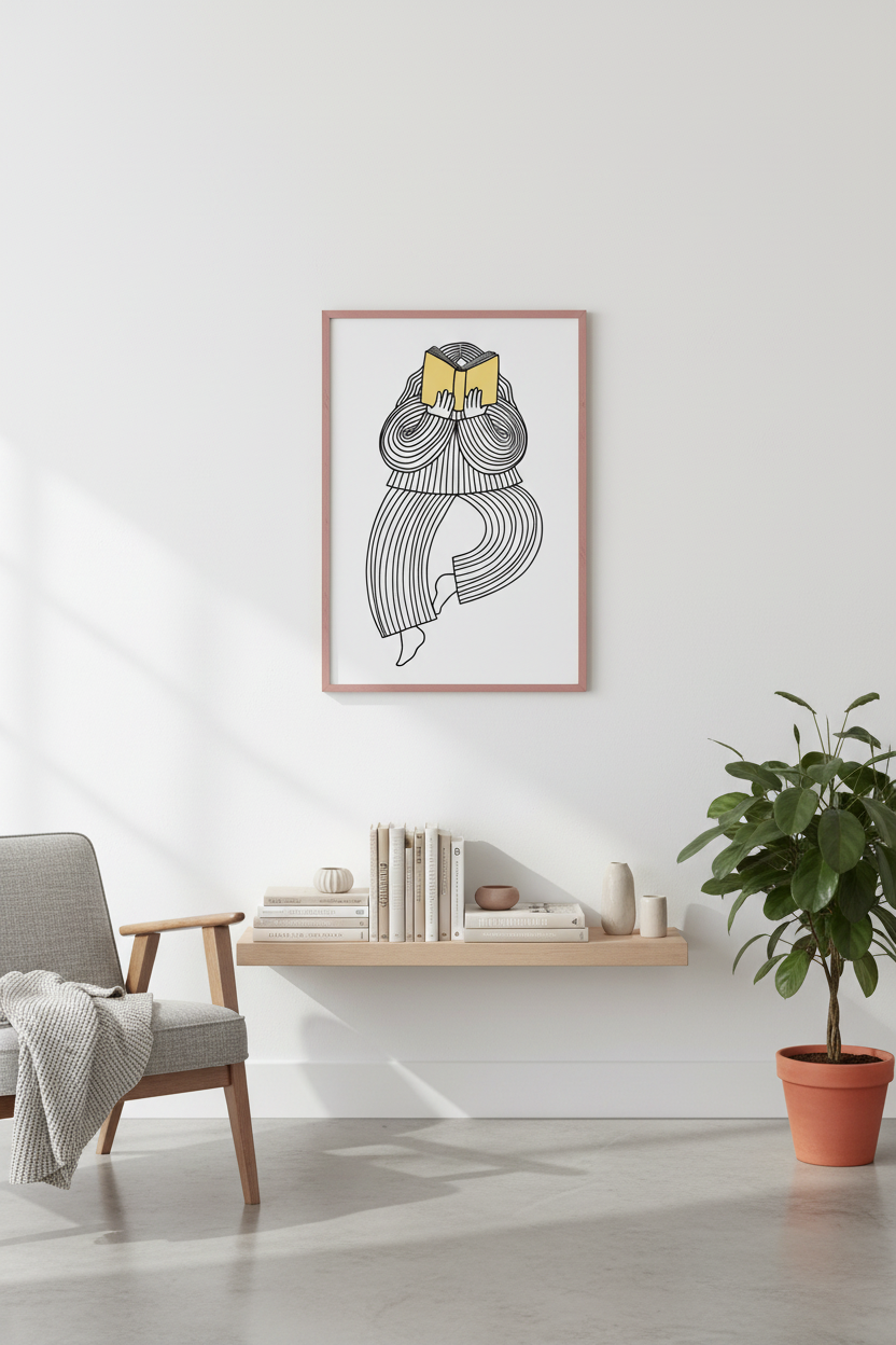 Kunstprint - Læsetid