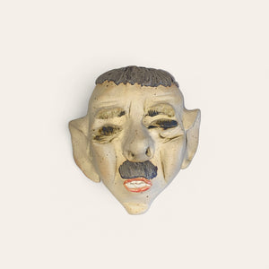 Keramik ansigt - Anker