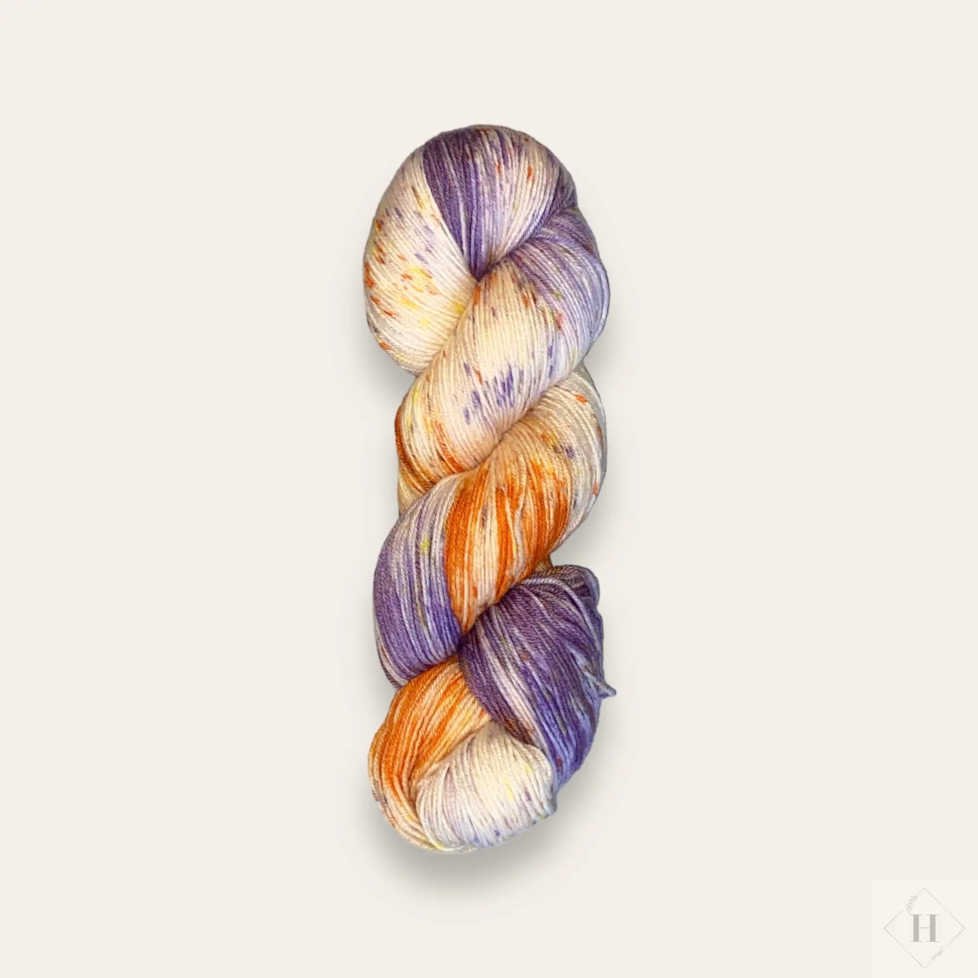 Håndfarvet strømpegarn Håndlavet af