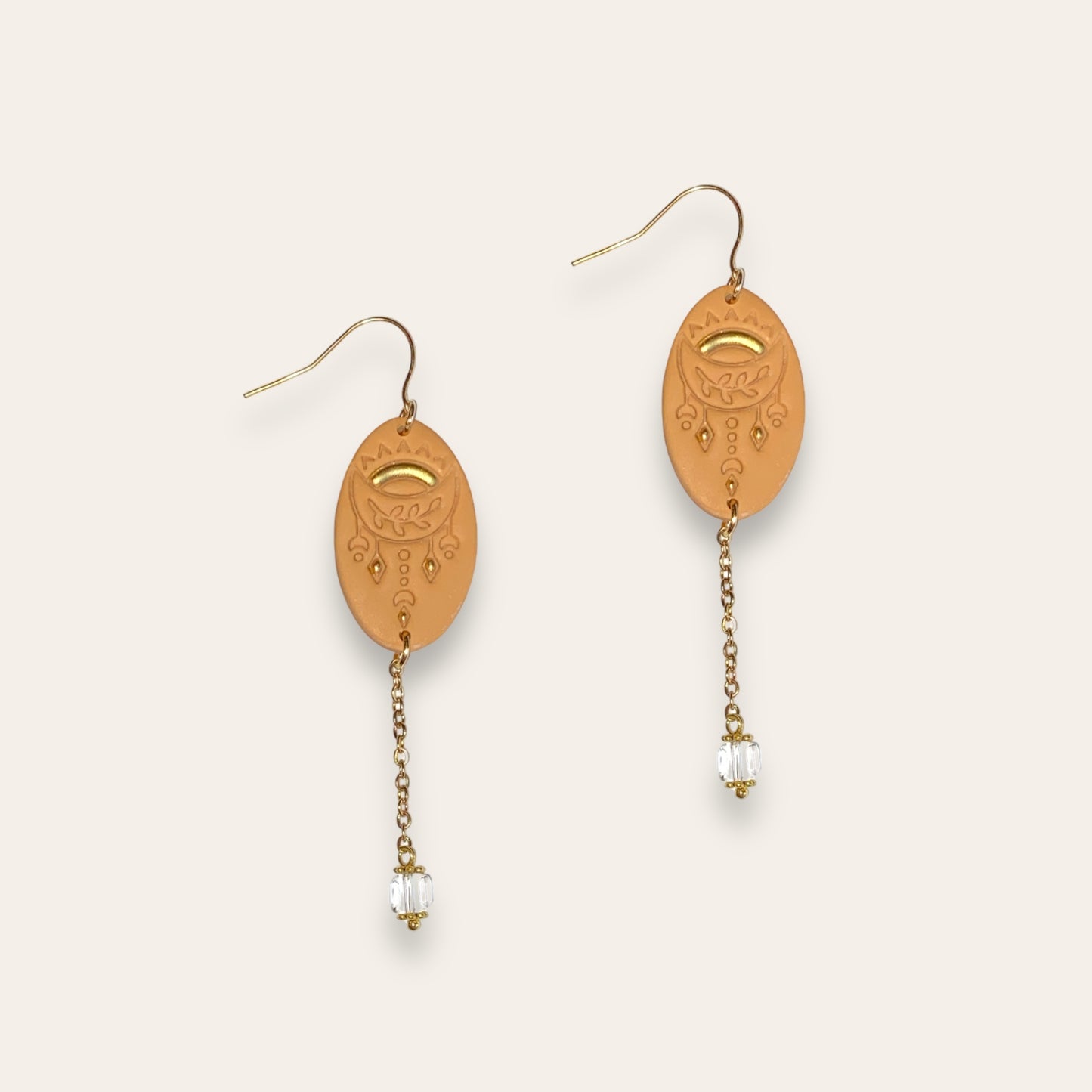 Boho imprint dangles Handmade Hygge