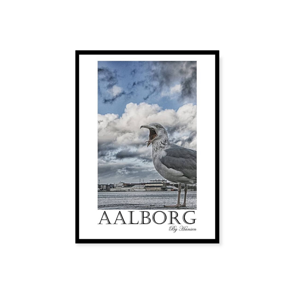 Postkort - Aalborg Skrighalsen Hansen posters