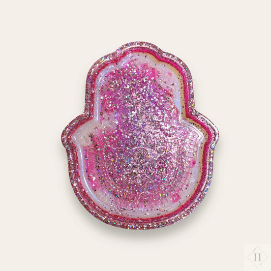 HAMSA skål i resin Øjenguf