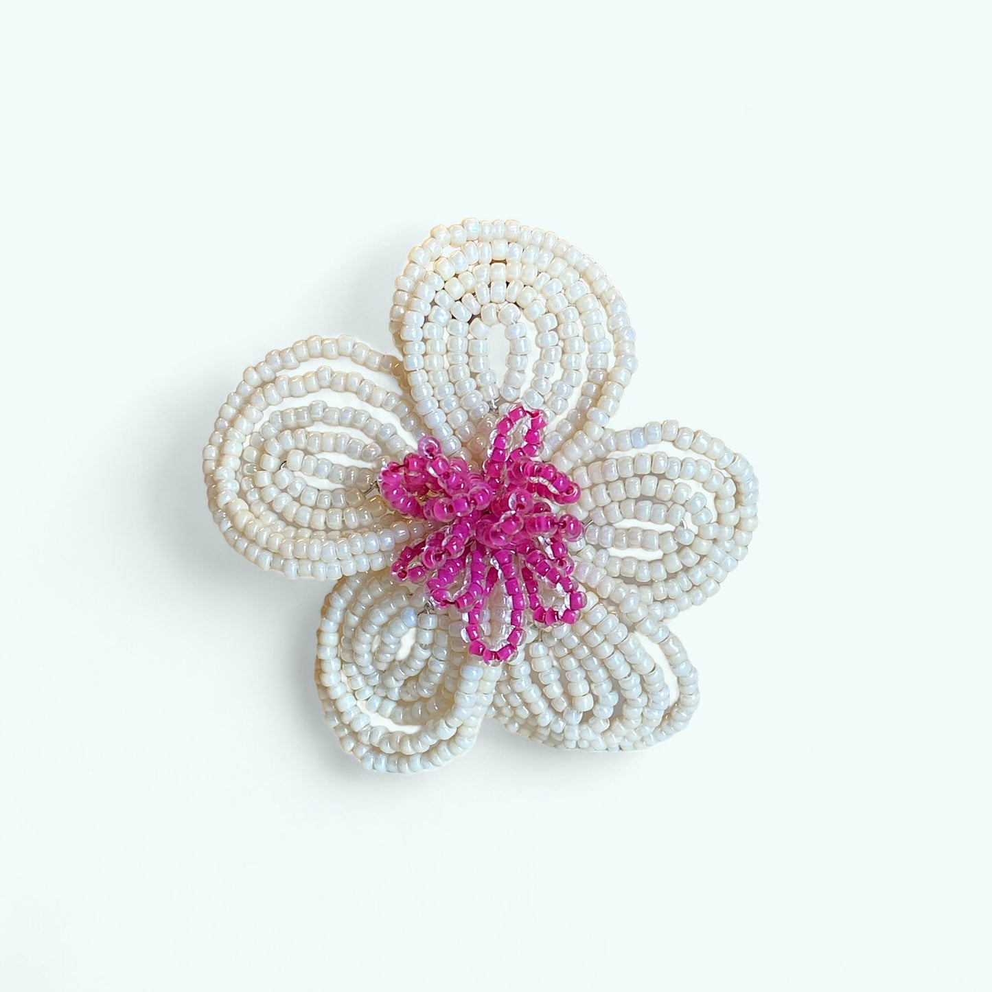 Håndlavet blomst i glasperler Kaimers krea