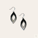 Indlæs billede til gallerivisning Twist øreringe i miyuki perler - sølv (flere varianter) Mabalser
