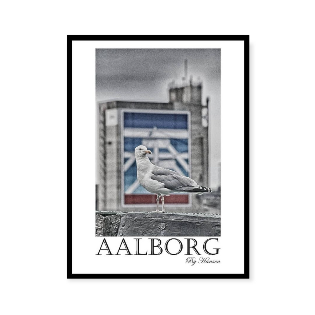 Postkort - Aalborg mågen Hansen posters