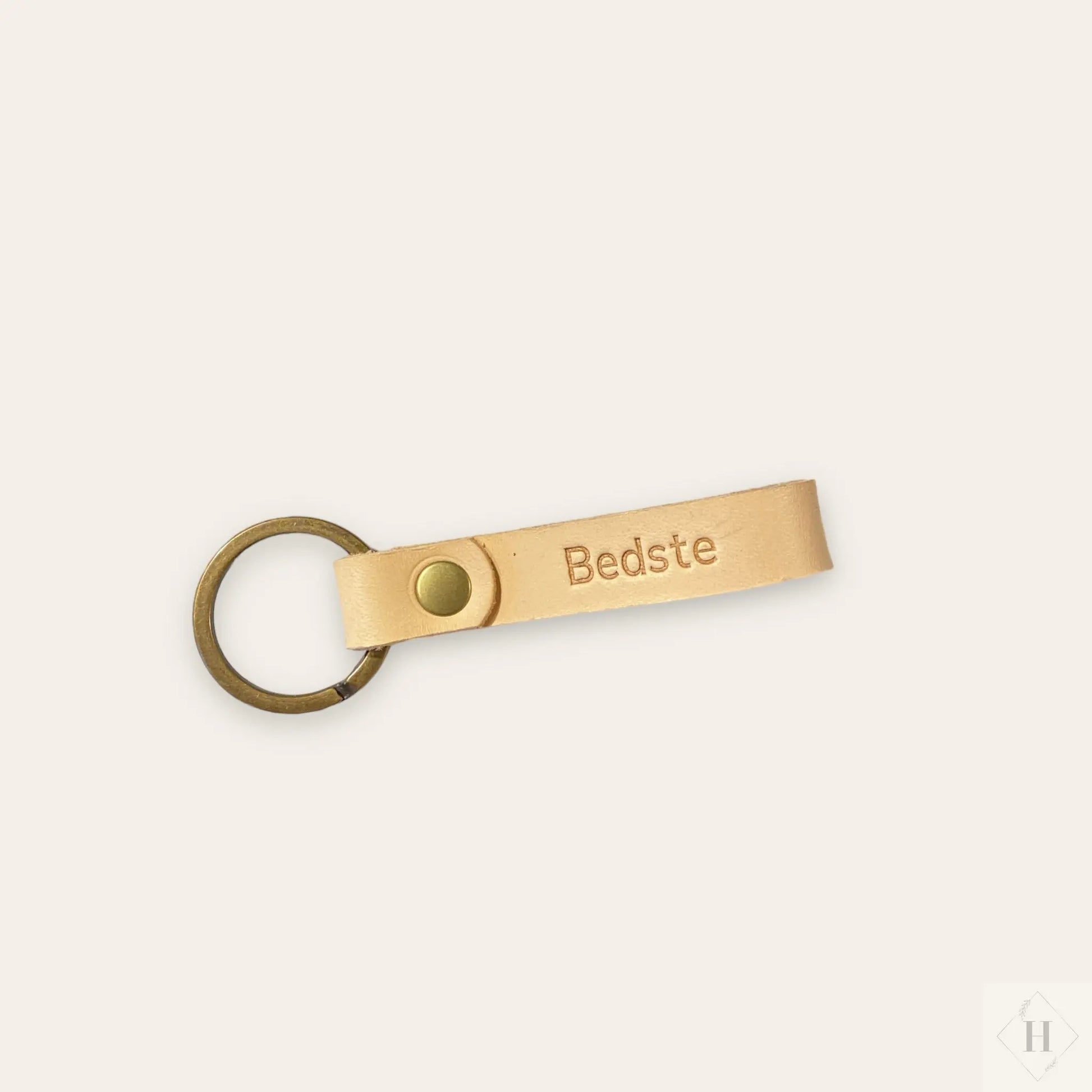 Nøglering i læder - Bedste (flere varianter) Unika Nord