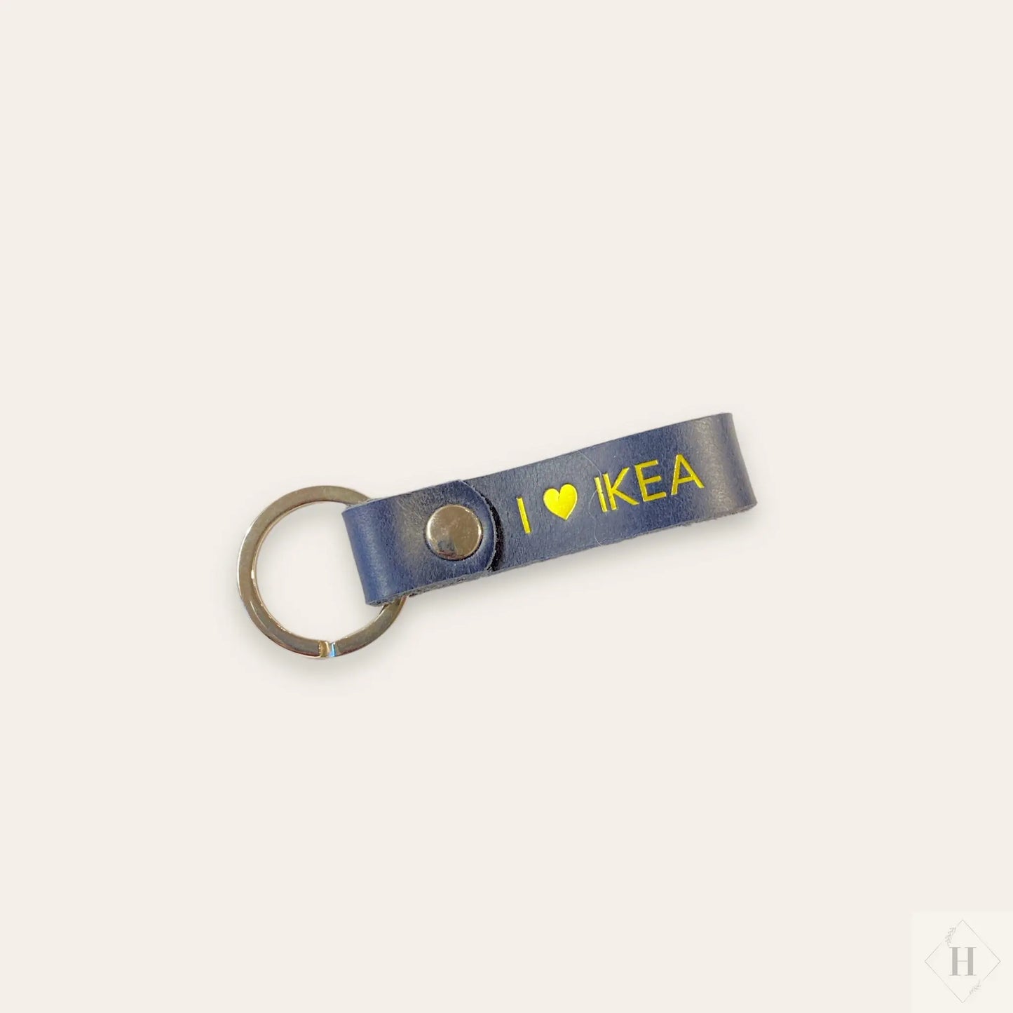 Lille læder nøglering - i 🩷 ikea (flere varianter) Unika Nord