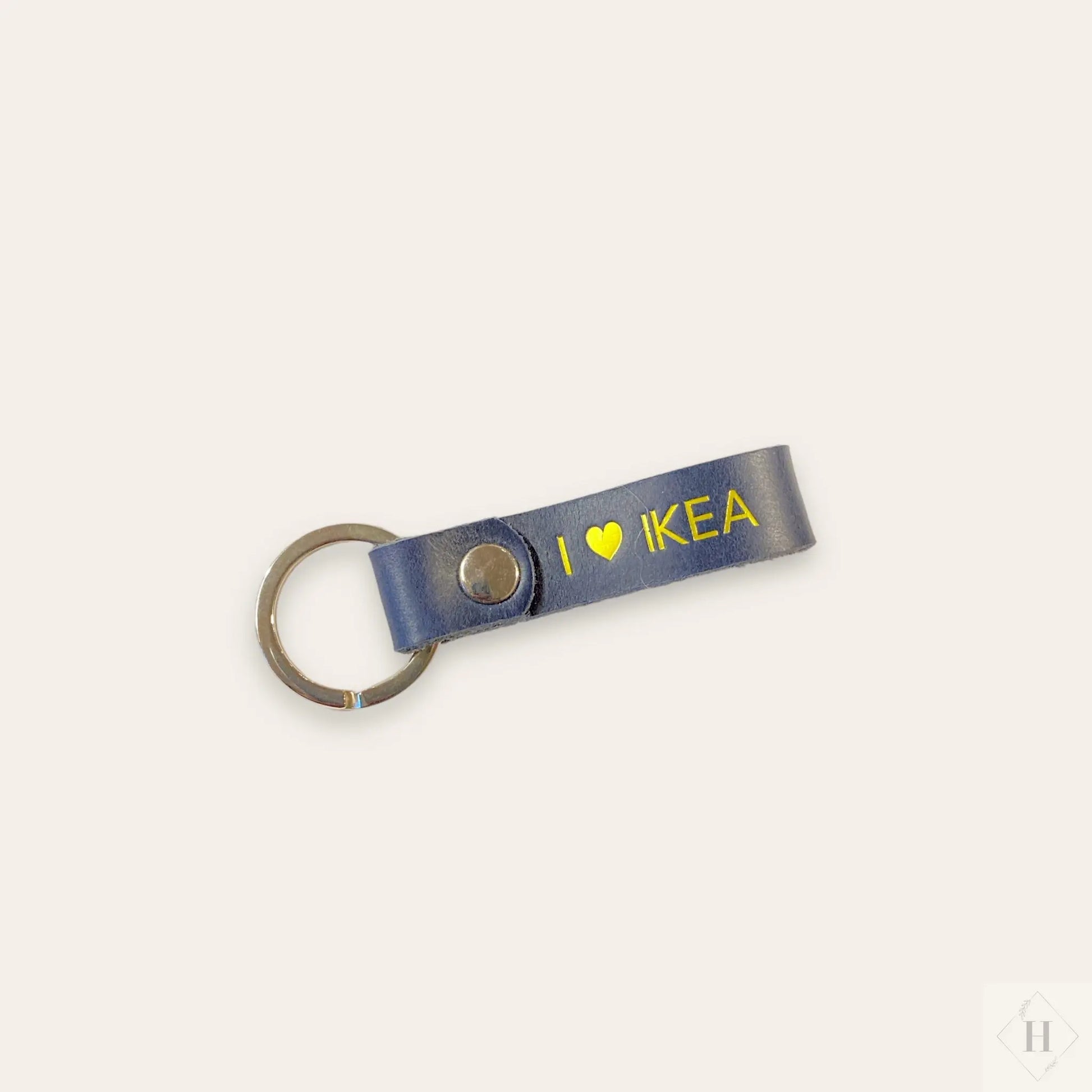 Lille læder nøglering - i 🩷 ikea (flere varianter) Unika Nord