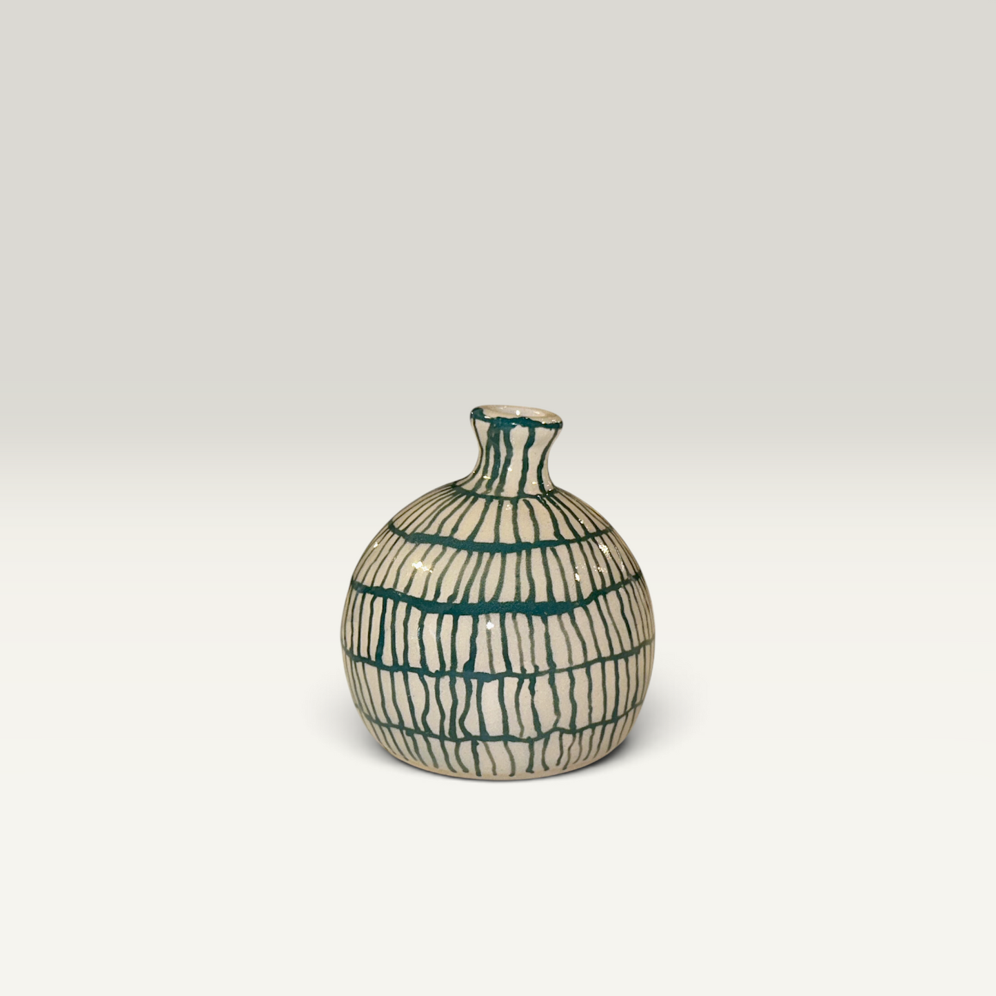 Håndlavet boble vase i keramik – 7 cm | Famalut