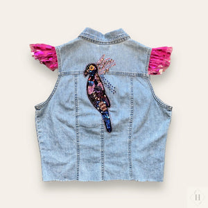 Denim vest str M Decostudiobys