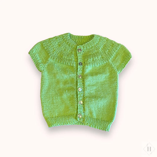 Strikket baby trøje str 2 år HG Design