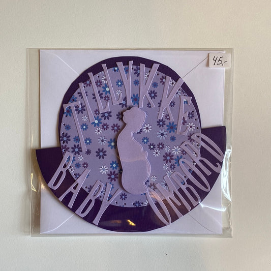 Gravid - vippekort Helle Vang