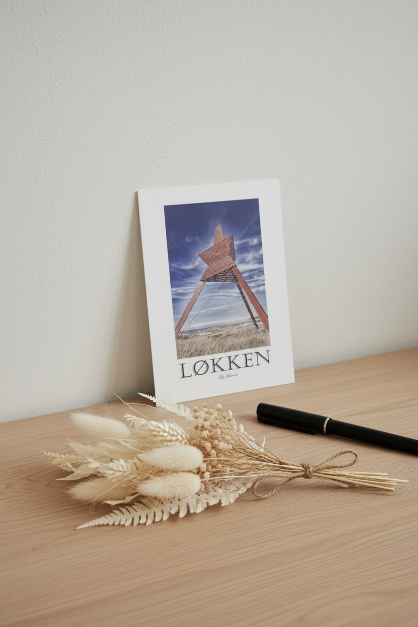 Postkort - Løkken sømærke