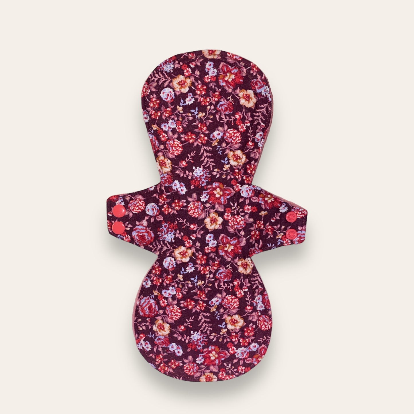 Stofbind - Natbind (lilla blomster)