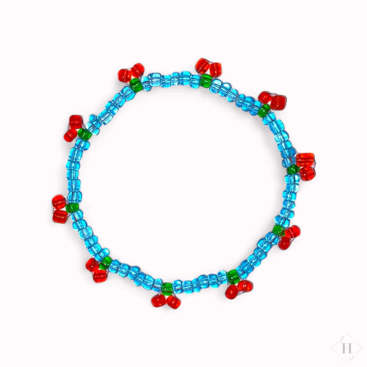 Armbånd i store glasperler Pen Tool Grafisk