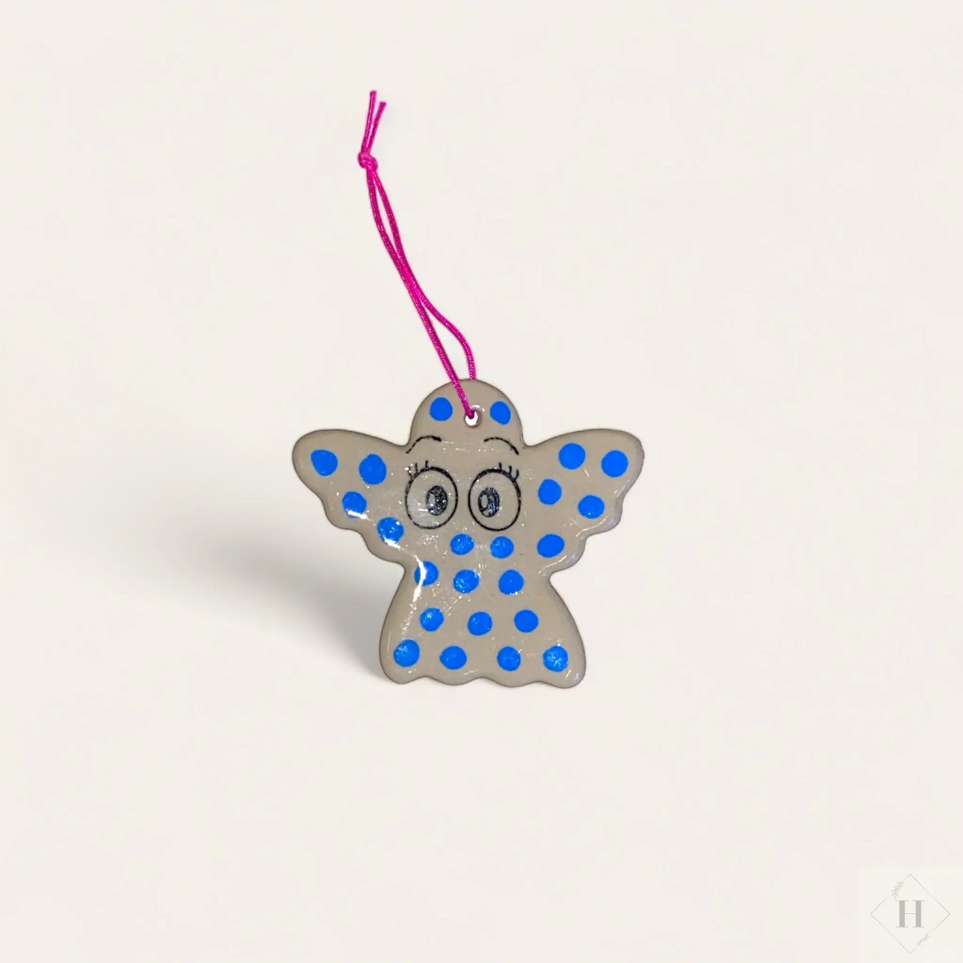 Stentøjs ophæng - skytsengel Gitte Bramm