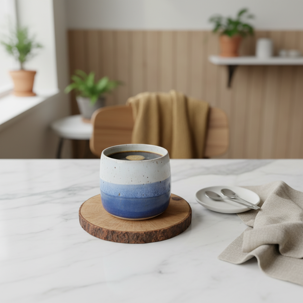 Americano krus uden hank – blå | Clay by Hornstrup
