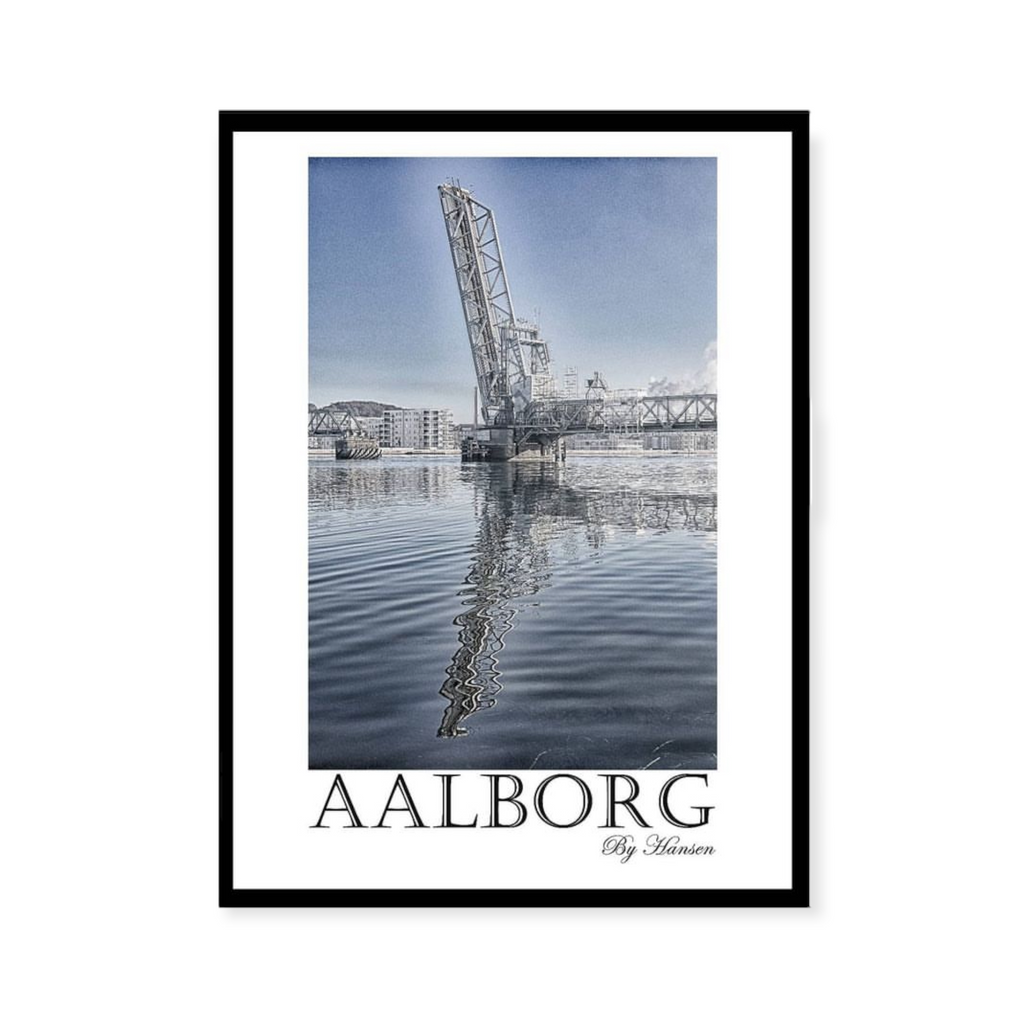 Postkort - Aalborg broen Hansen posters
