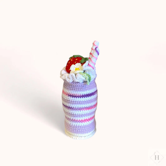 Hæklet legemad - milkshake Håndlavet af
