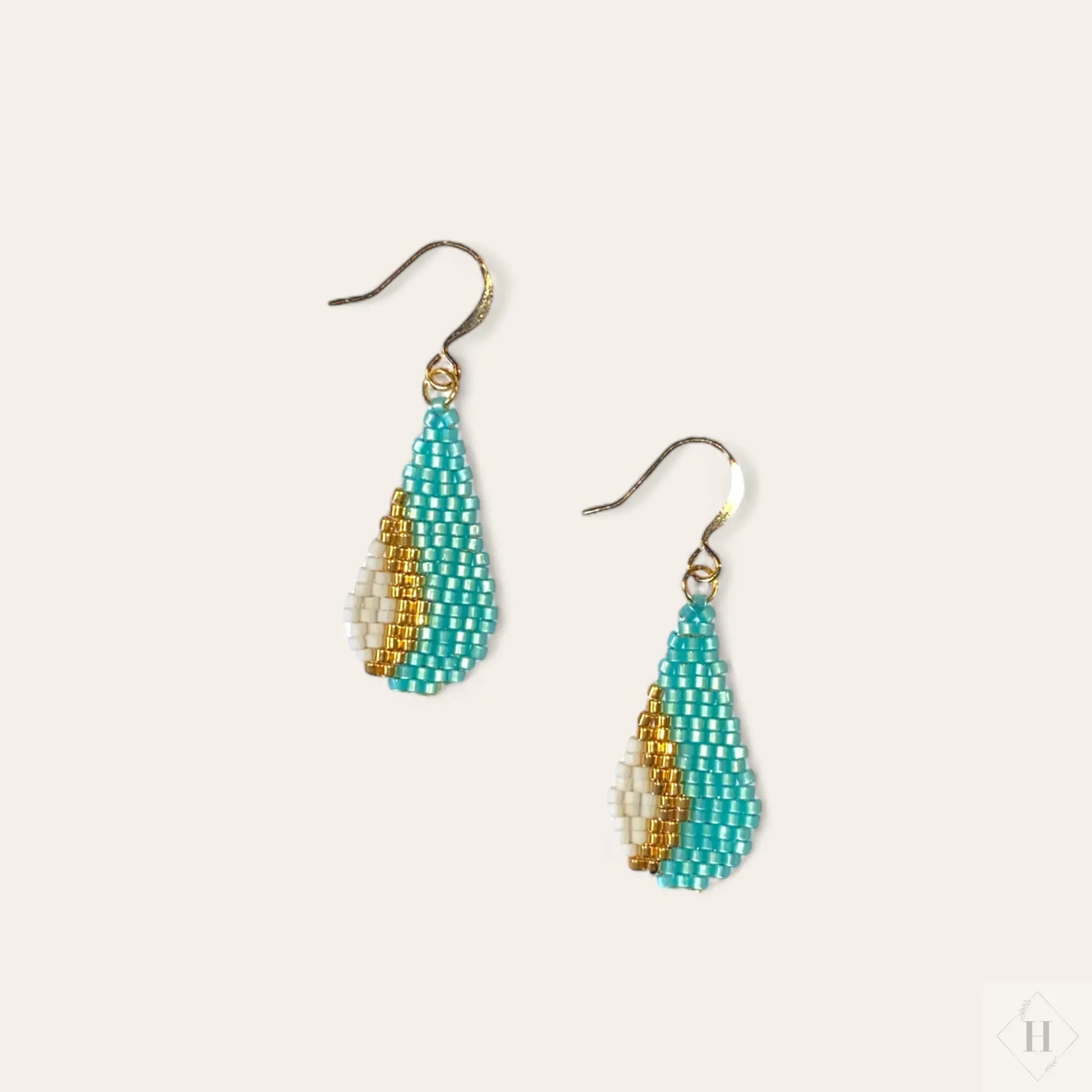 Drops øreringe i miyuki perler - (flere varianter) Mabalser