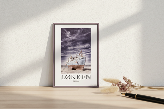 City posters - Løkken fiskekutter