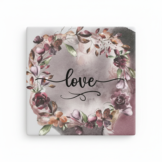 Dekorationsflise – Purple Love (11×11 cm) af Moodtiles