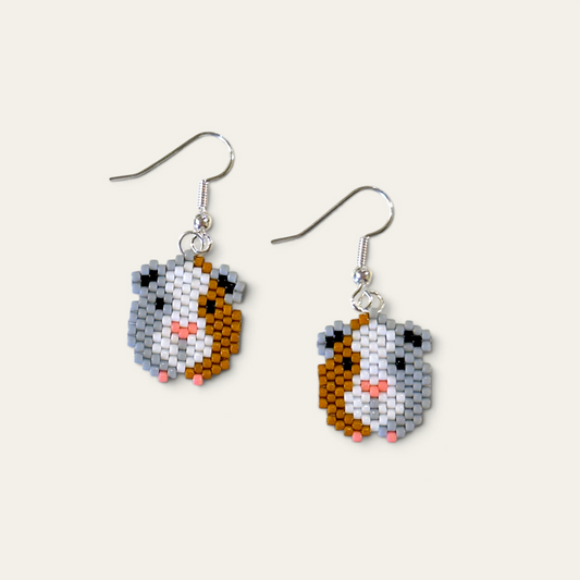 Marsvinøreringe i Miyukiperler | Sara Engel