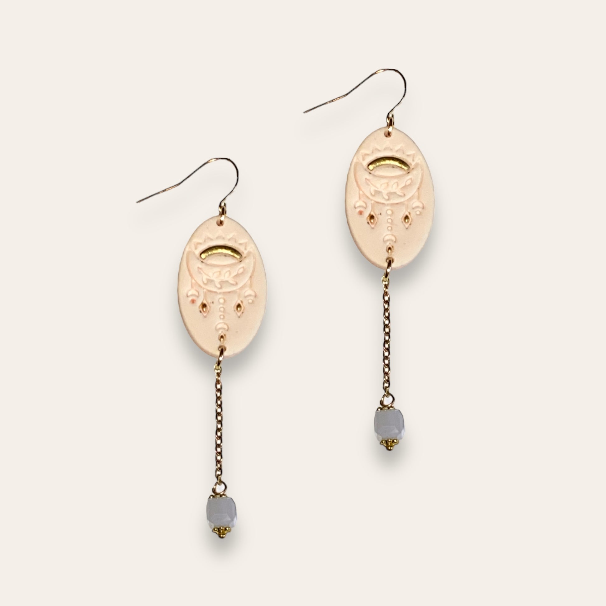 Boho imprint dangles Handmade Hygge