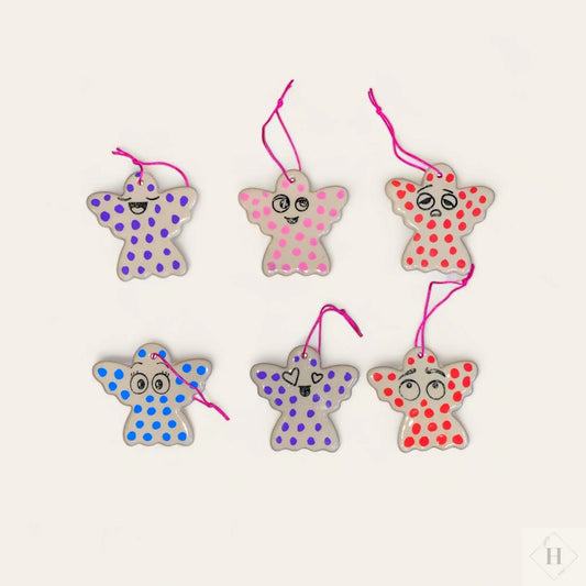 Stentøjs ophæng - skytsengel Gitte Bramm