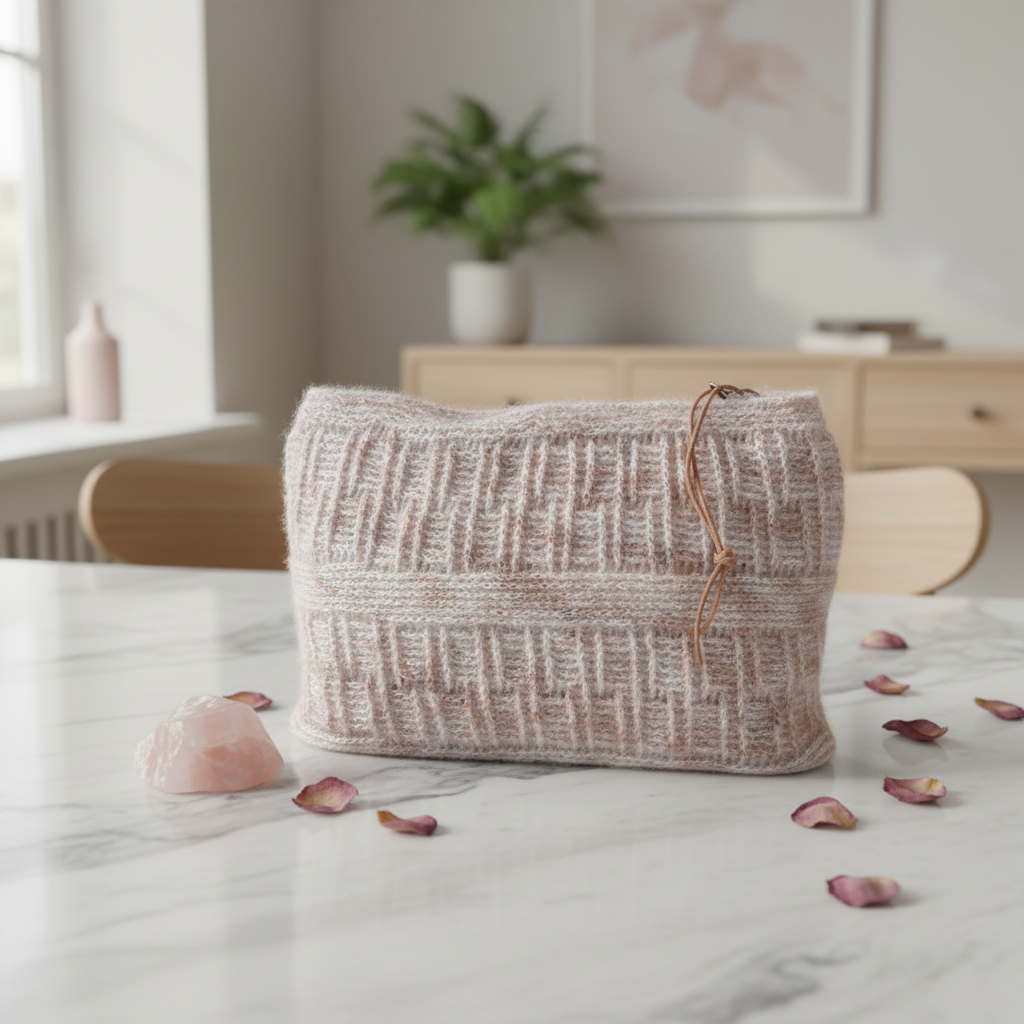 Hæklet clutch – Rosa | Vera Hjerrild