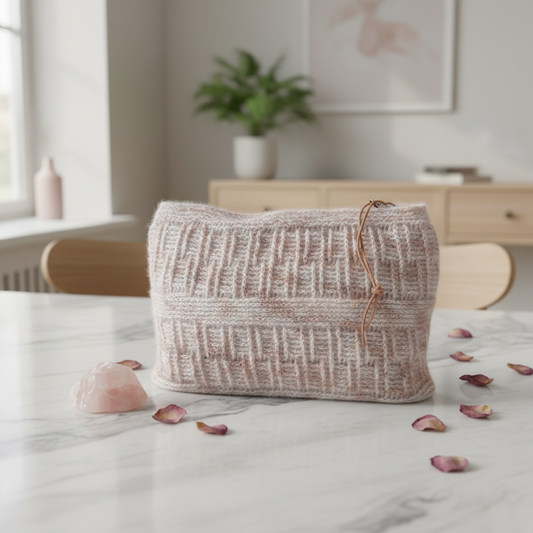 Hæklet clutch – Rosa | Vera Hjerrild