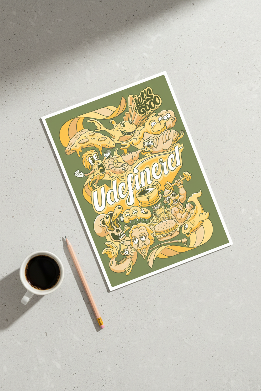Kunstprint - Udefineret