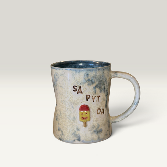 Spilop-keramikkrus Kaj med hank – 9 cm | Charlottes Clayground