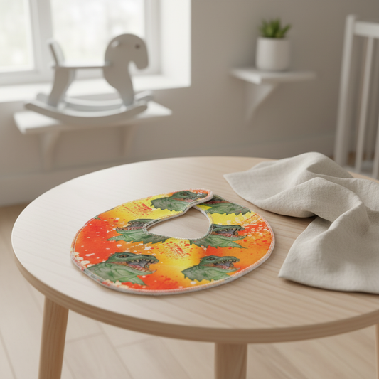 Savlesmæk med dinosaurmotiv fra M Henriksen Design – nordisk hjemmesetting