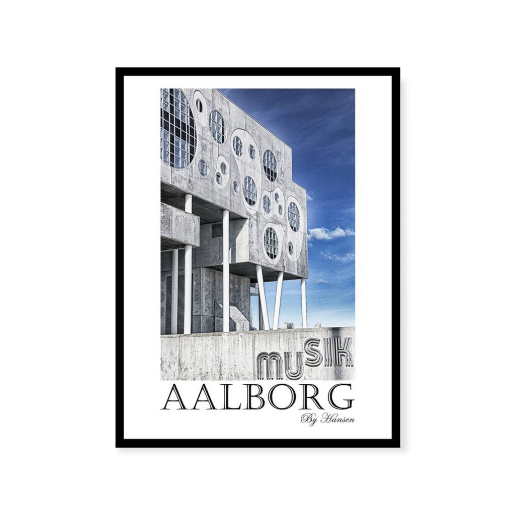 Postkort - Aalborg musikkens hus Hansen posters