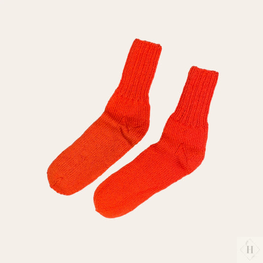 Strikkede strømper str 39-40 Håndlavet af