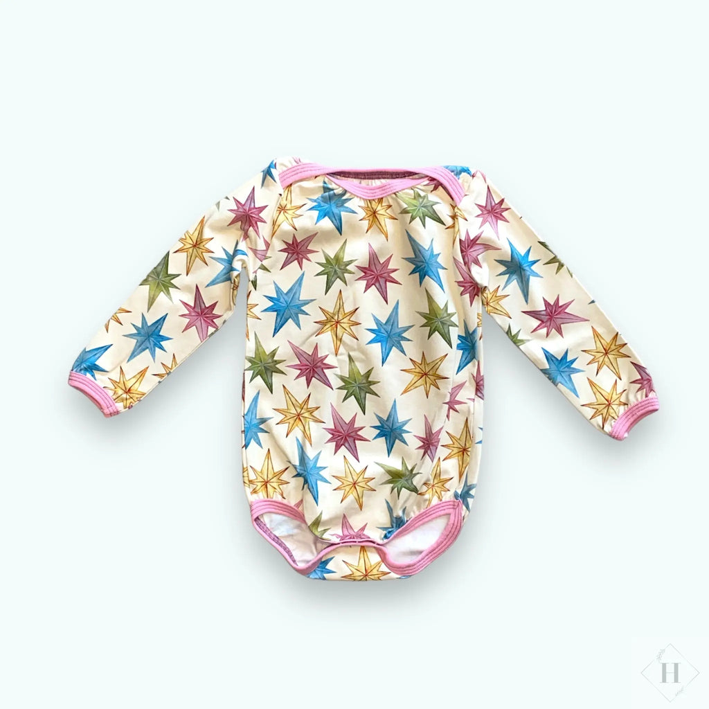 Baby body str 86 - stjerner M Henriksen Design