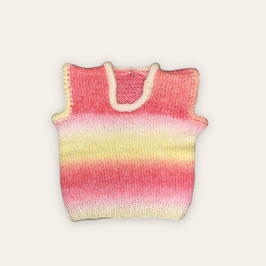 Strikket vest str 74 Laila