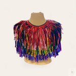 Indlæs billede til gallerivisning Kappe med glitter - regnbue Decostudiobys
