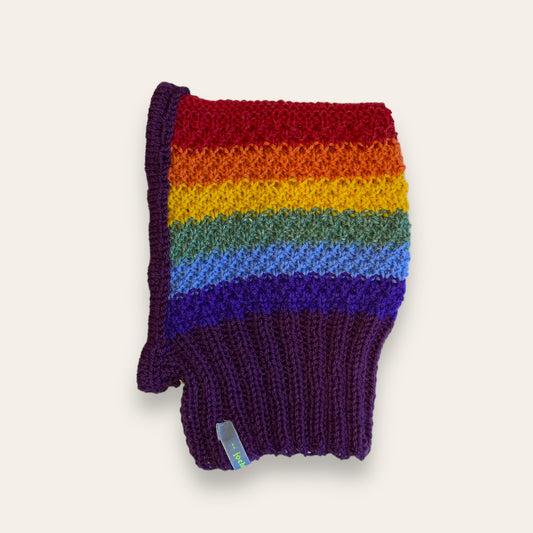 Balaclava - voksen (regnbue)