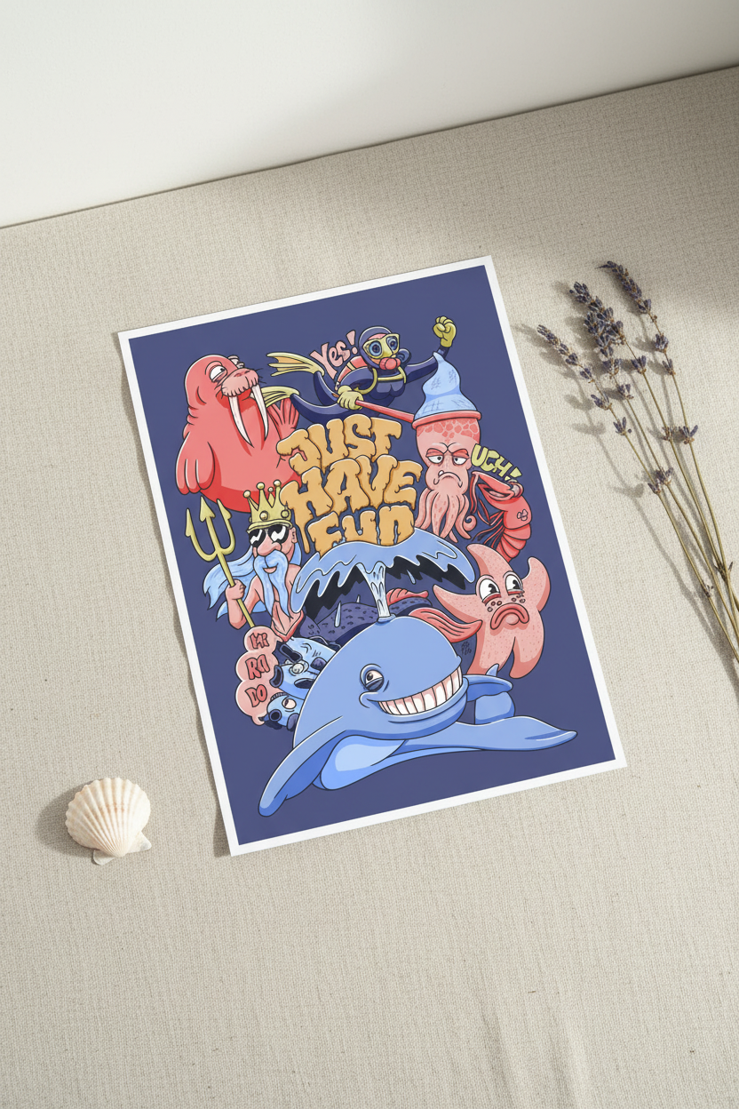 Kunstprint - Just have fun